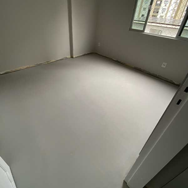 Piso Vinílico Quarto Antes
